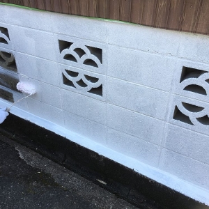 ブロック・下塗り