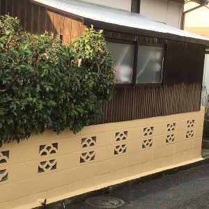 ブロック塗装後