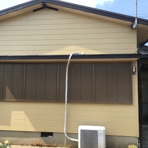 サイディング塗装後